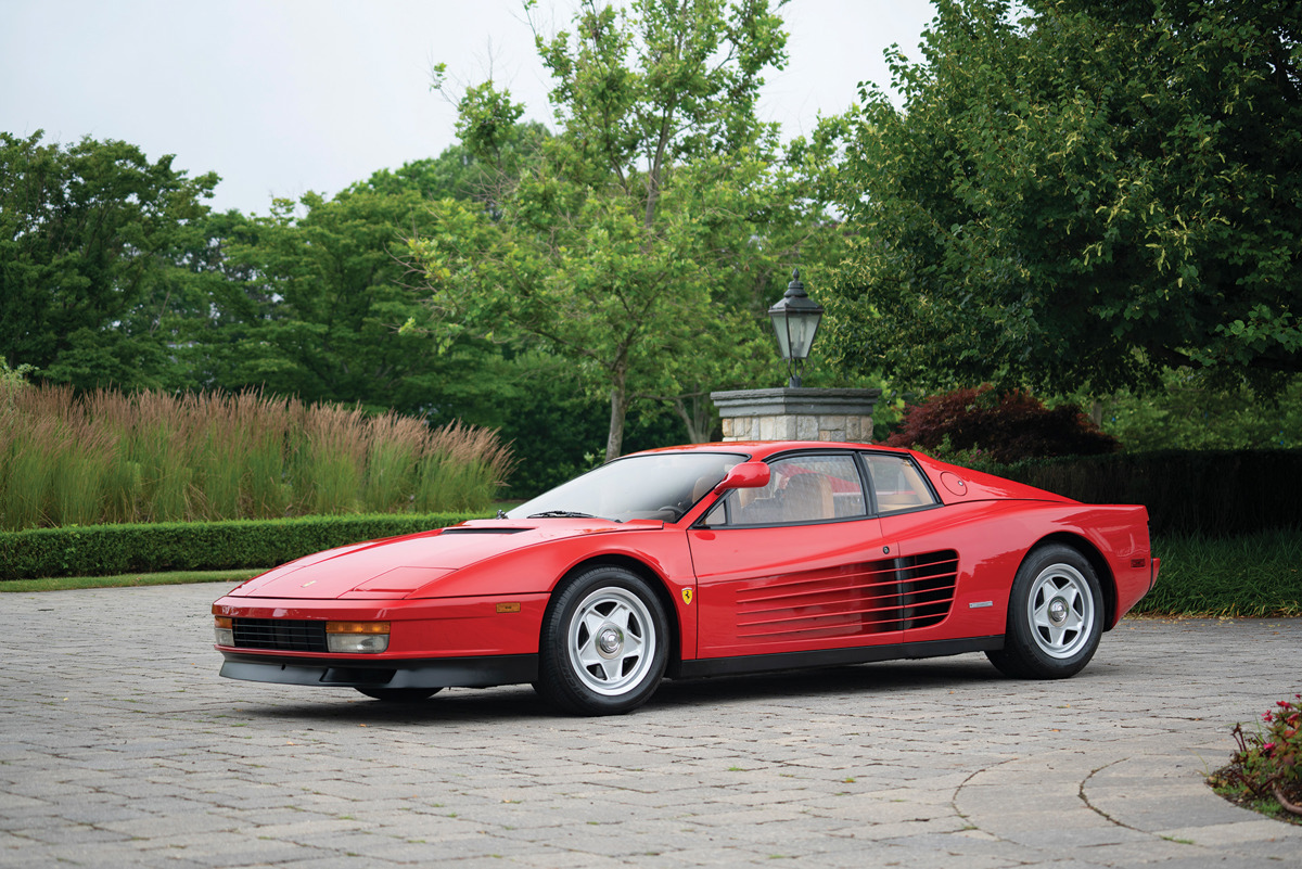 1986 Ferrari Testarossa offered at RM Sotheby’s Monterey live auction 2019