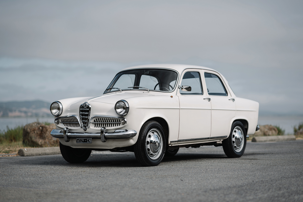 1959 Alfa Romeo Giulietta T.I. Berlina offered at RM Sotheby’s Monterey live auction 2019