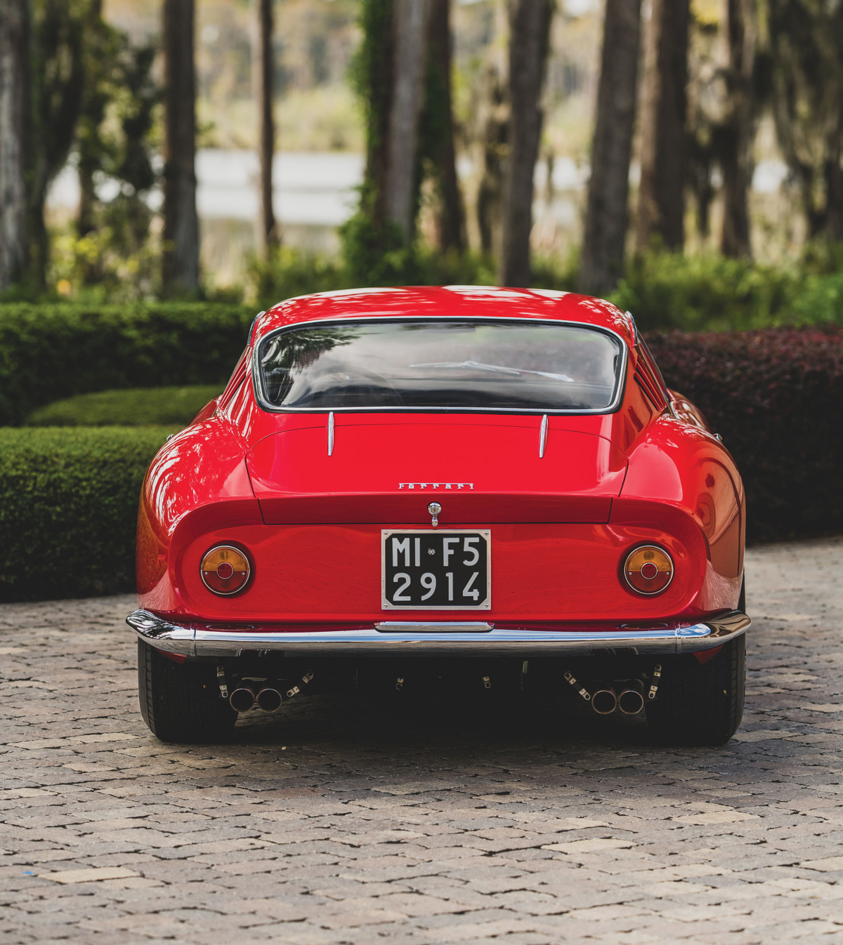 Rear of 1966 Ferrari 275 GTB/C by Scaglietti offered at RM Sotheby's Monterey live auction 2022