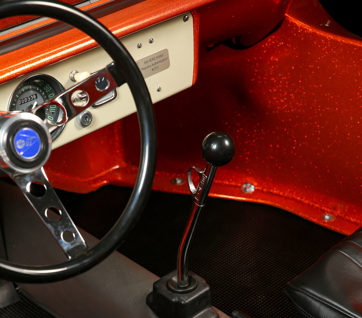Stickshift of 1968 Meyers Manx offered by RM Sotheby's in an online-only format 2019