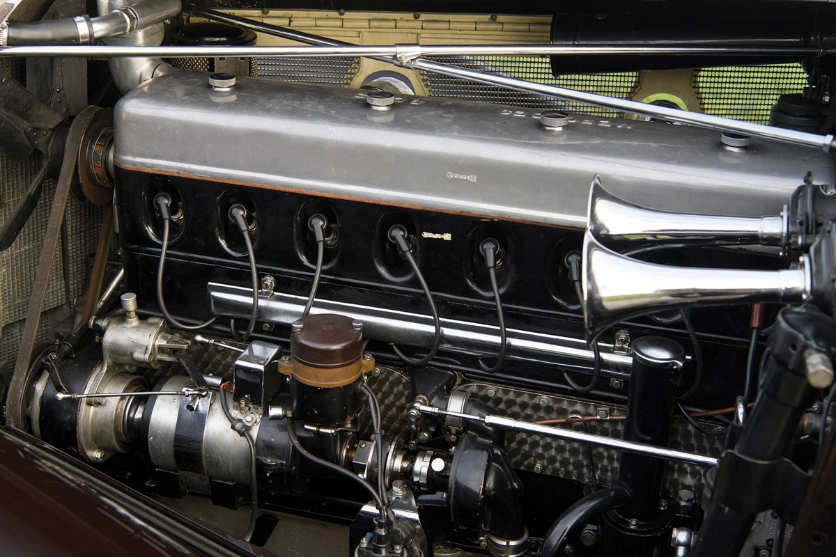 Engine of 1937 Mercedes-Benz 540 K Cabriolet A by Sindelfingen offered at RM Sotheby's Essen live auction 2019
