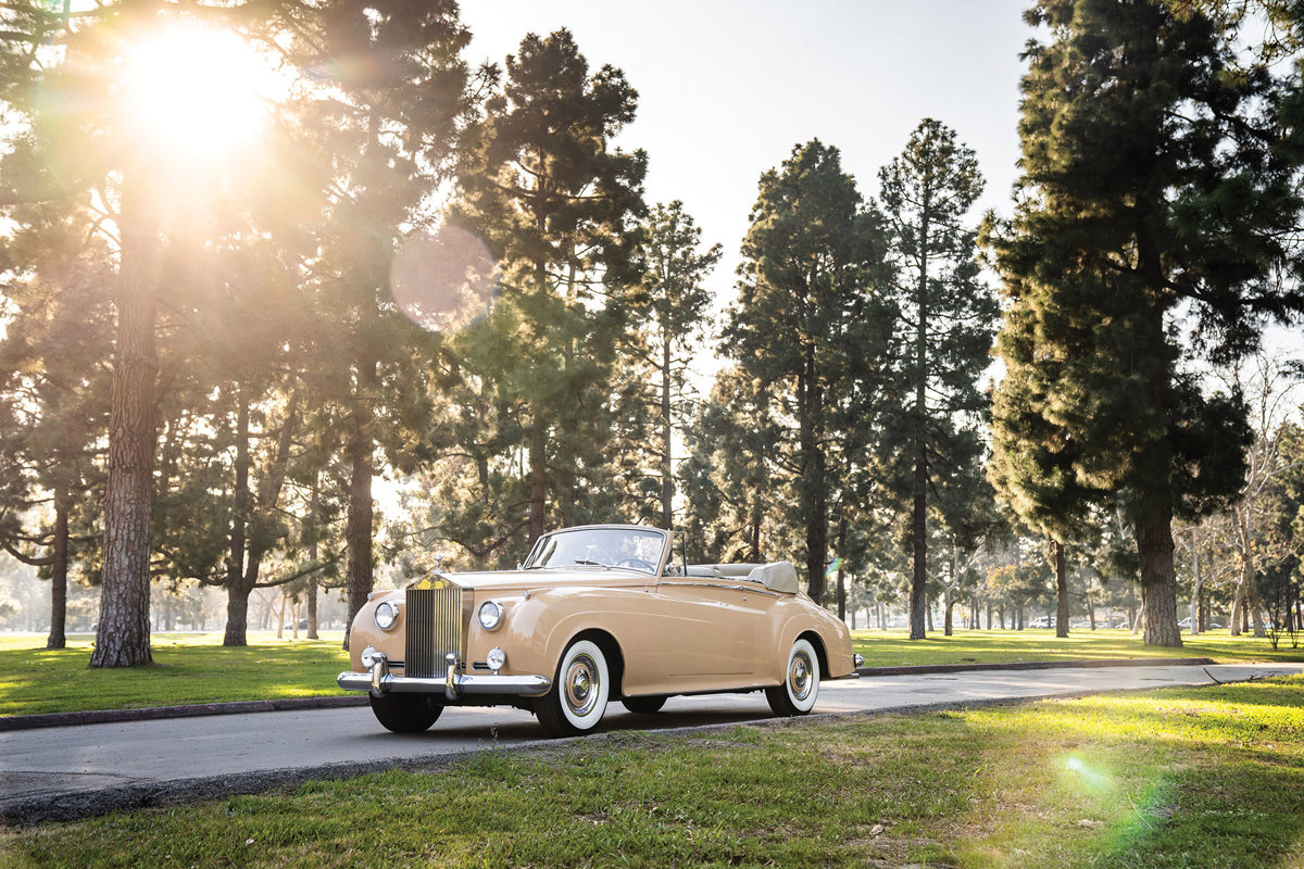 1959 Rolls-Royce Silver Cloud I Drophead Coupe by H.J. Mulliner offered at RM Sotheby’s Amelia Island live auction 2019