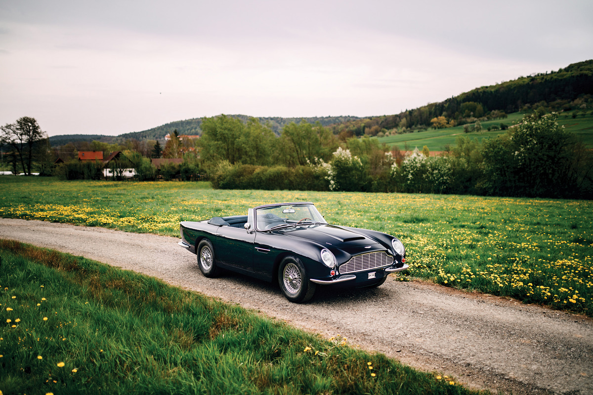 1965 Aston Martin Short-Chassis Volante offered at RM Sotheby’s Villa Erba live auction 2019