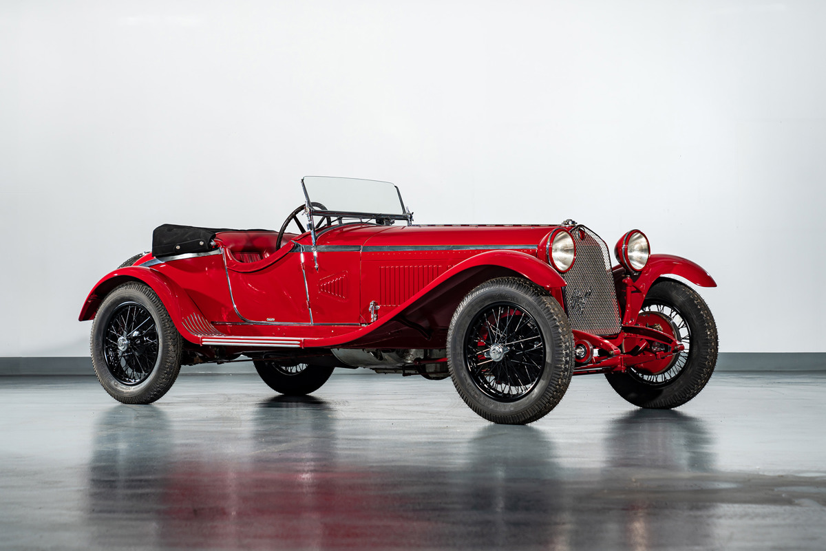 1930 Alfa Romeo 6C 1750 Gran Sport Spider in the style of Zagato offered at RM Sotheby’s Monterey live auction 2022