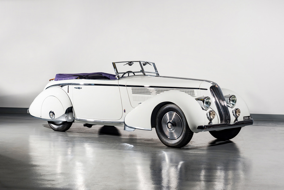 1936 Lancia Astura Cabriolet Series III 'Tipo Bocca' by Pinin Farina offered at RM Sotheby’s Monterey live auction 2022