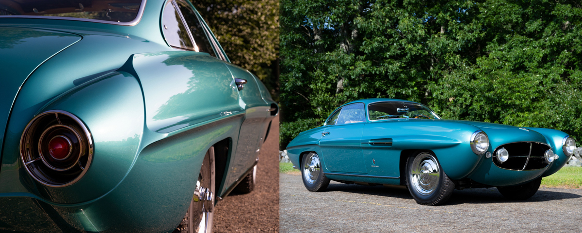 1953 Fiat 8V Supersonic by Ghia offered at RM Sotheby’s Monterey live auction 2022