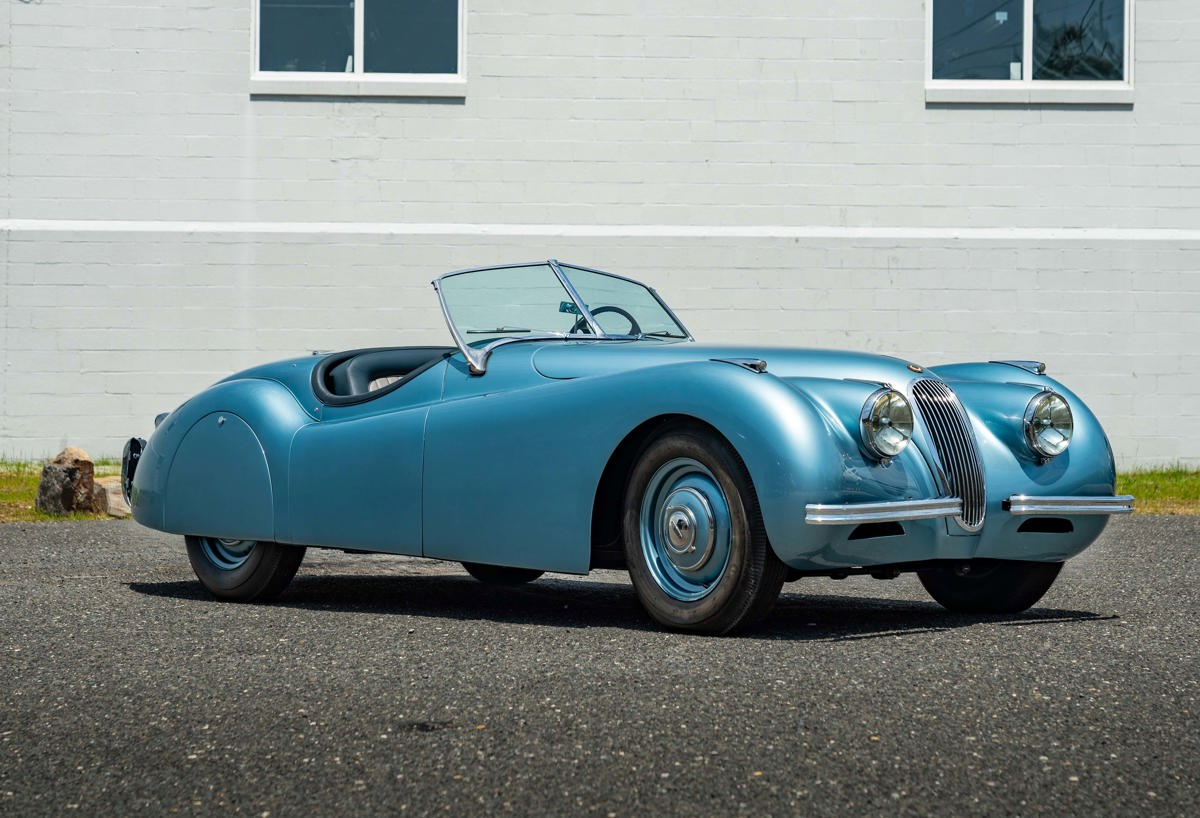 1950 Jaguar XK 120 Roadster offered at RM Sotheby’s Monterey live auction 2022