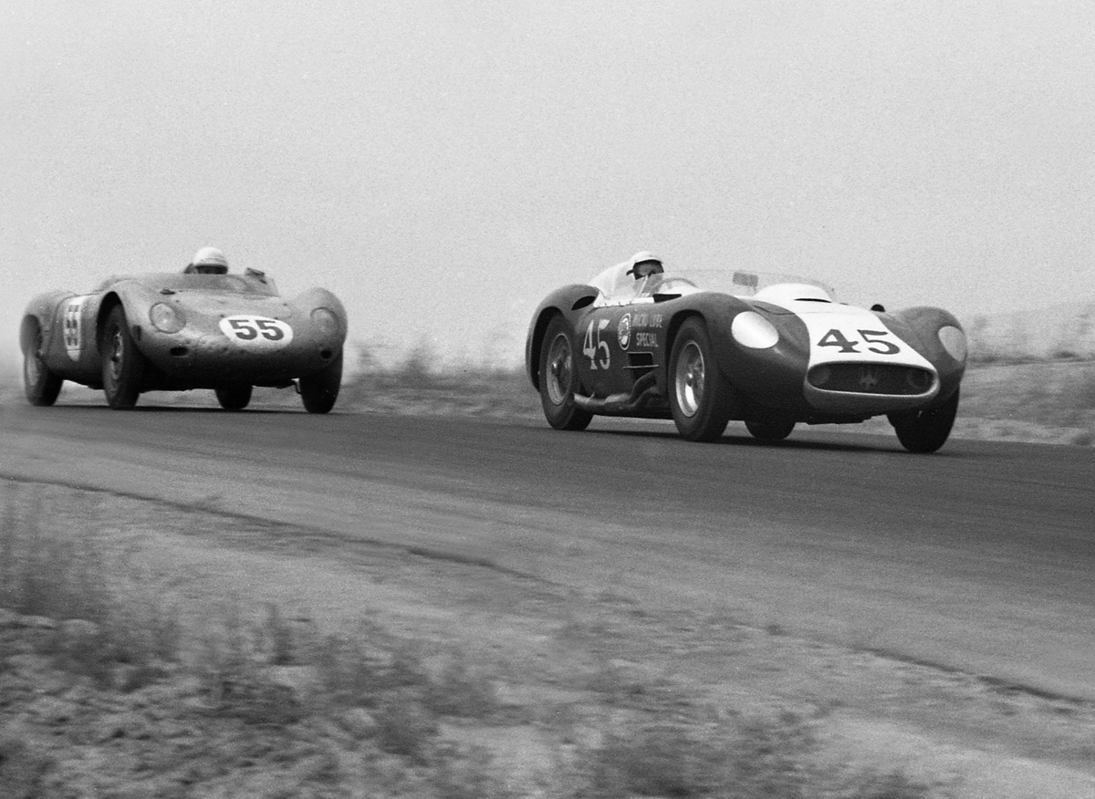 Chassis no. 4509 at Riverside Kiwanis Grand Prix in 1959. Photography by Allen R. Kuhn.