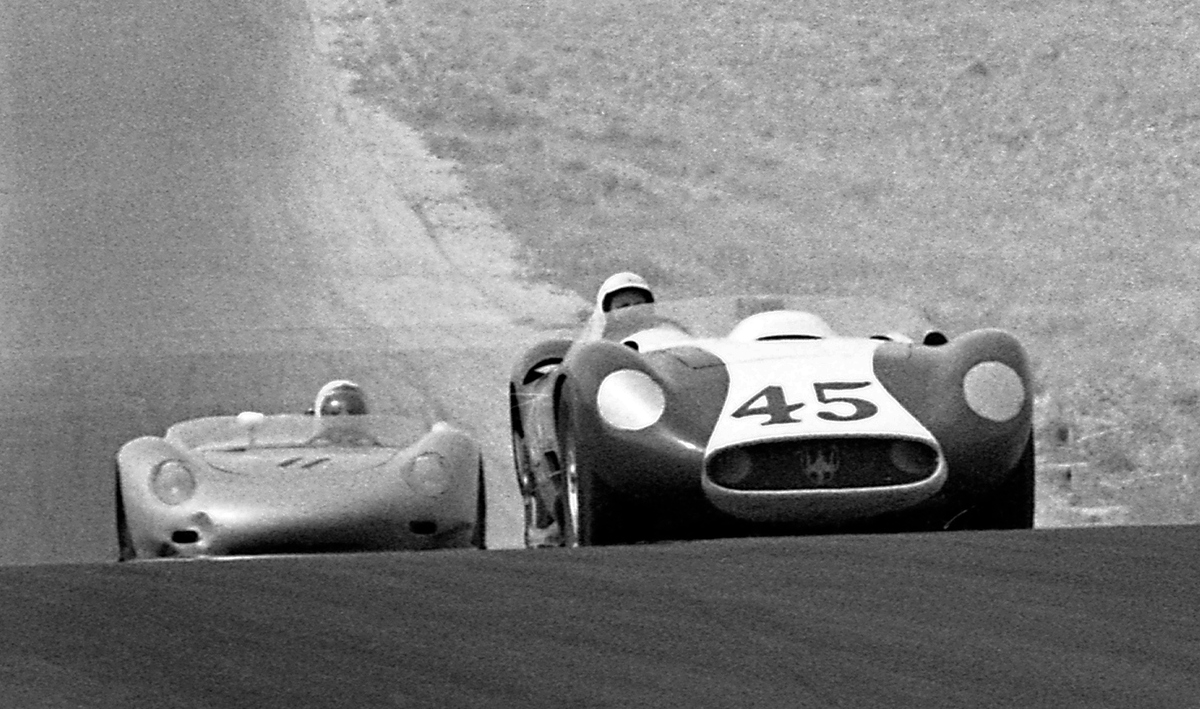 Chassis no. 4509 at Riverside Kiwanis Grand Prix in 1959. Photography by Allen R. Kuhn.