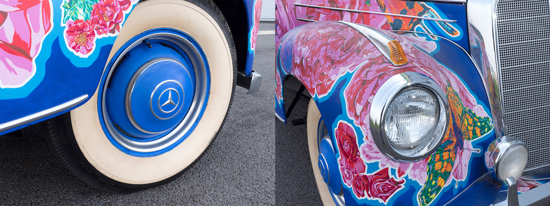 Flower Power: Classic Mercedes-Benz Displays an “Earthly
