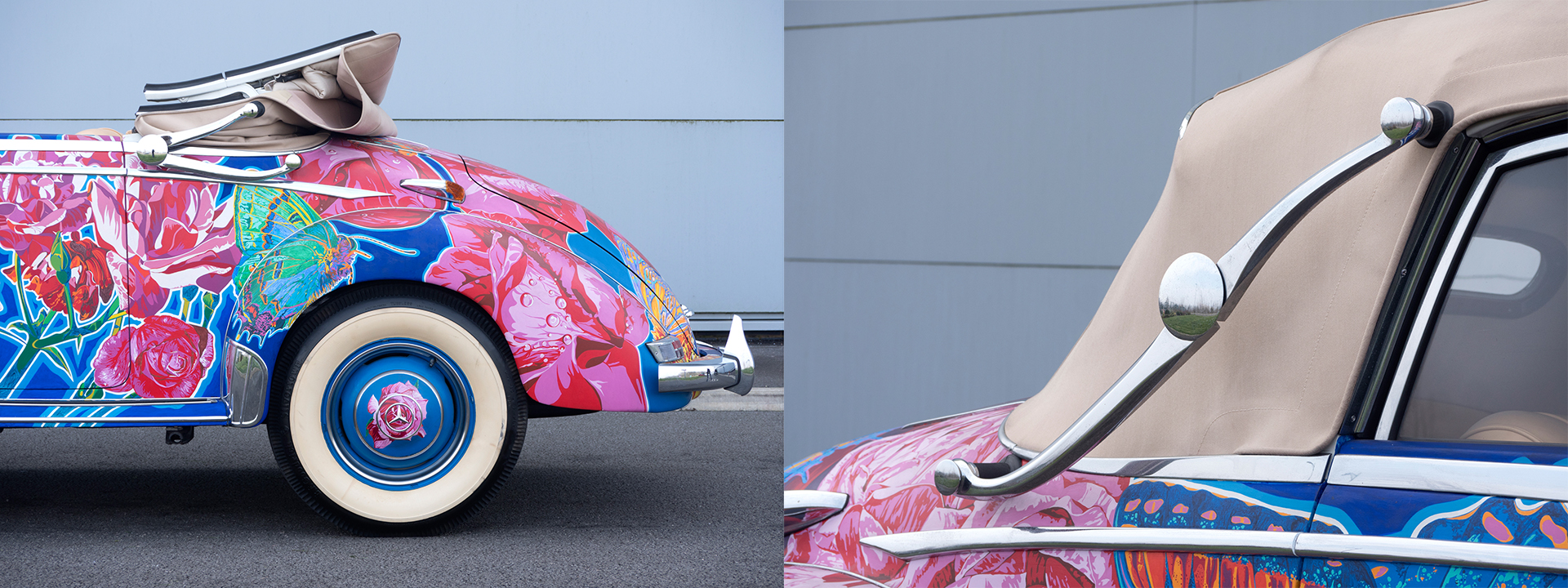 Flower Power: Classic Mercedes-Benz Displays an “Earthly