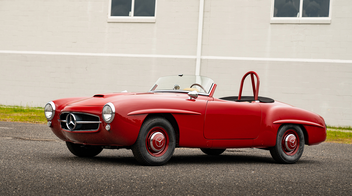 1955 Mercedes-Benz 190 SLR offered at RM Sotheby's Monterey live auction 2022