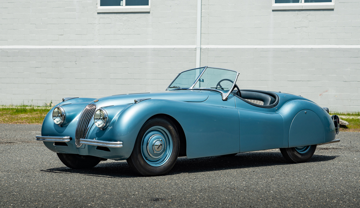 1950 Jaguar XK 120 Roadster offered at RM Sotheby's Monterey live auction 2022