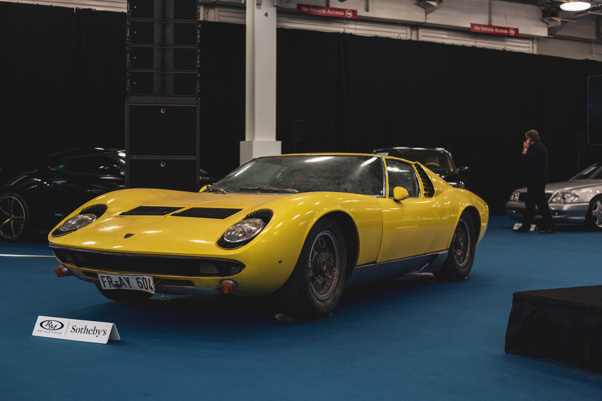 1969 Lamborghini Miura P400 S offered at RM Sotheby’s London live auction 2019