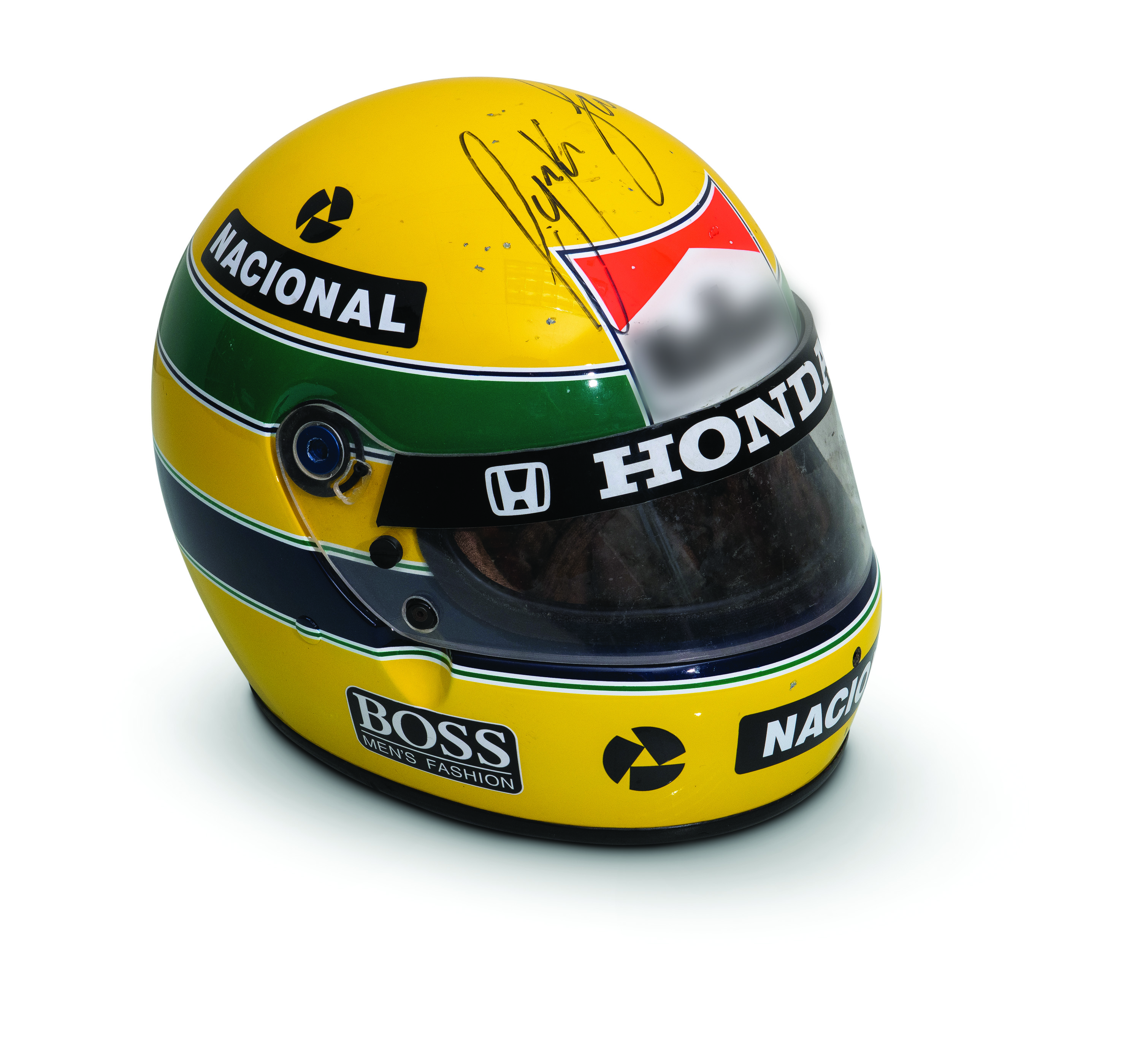 F1 memorabilia hot sale helmets