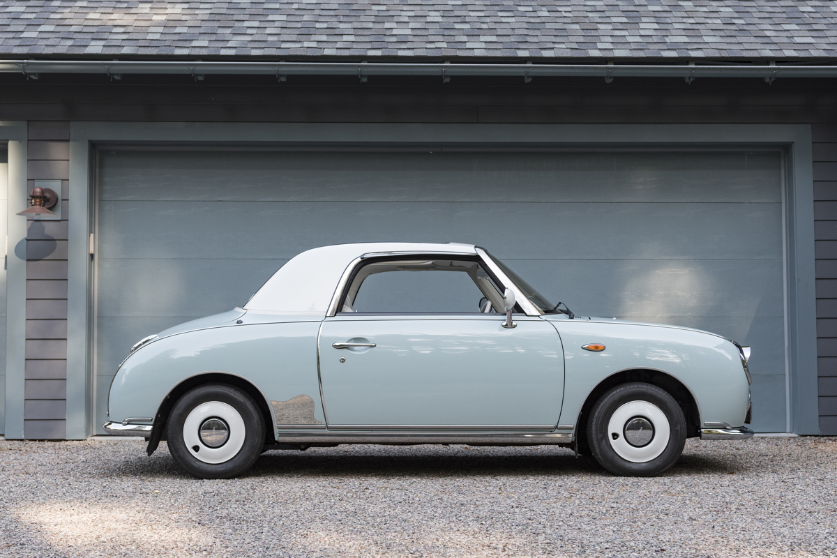 1991 Nissan Figaro offered by RM Sotheby’s in an online only format in 2019