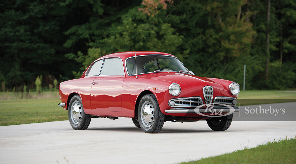RM Sotheby's The Elkhart Collection 2020, 1961 Alfa Romeo Giulietta Sprint by Bertone