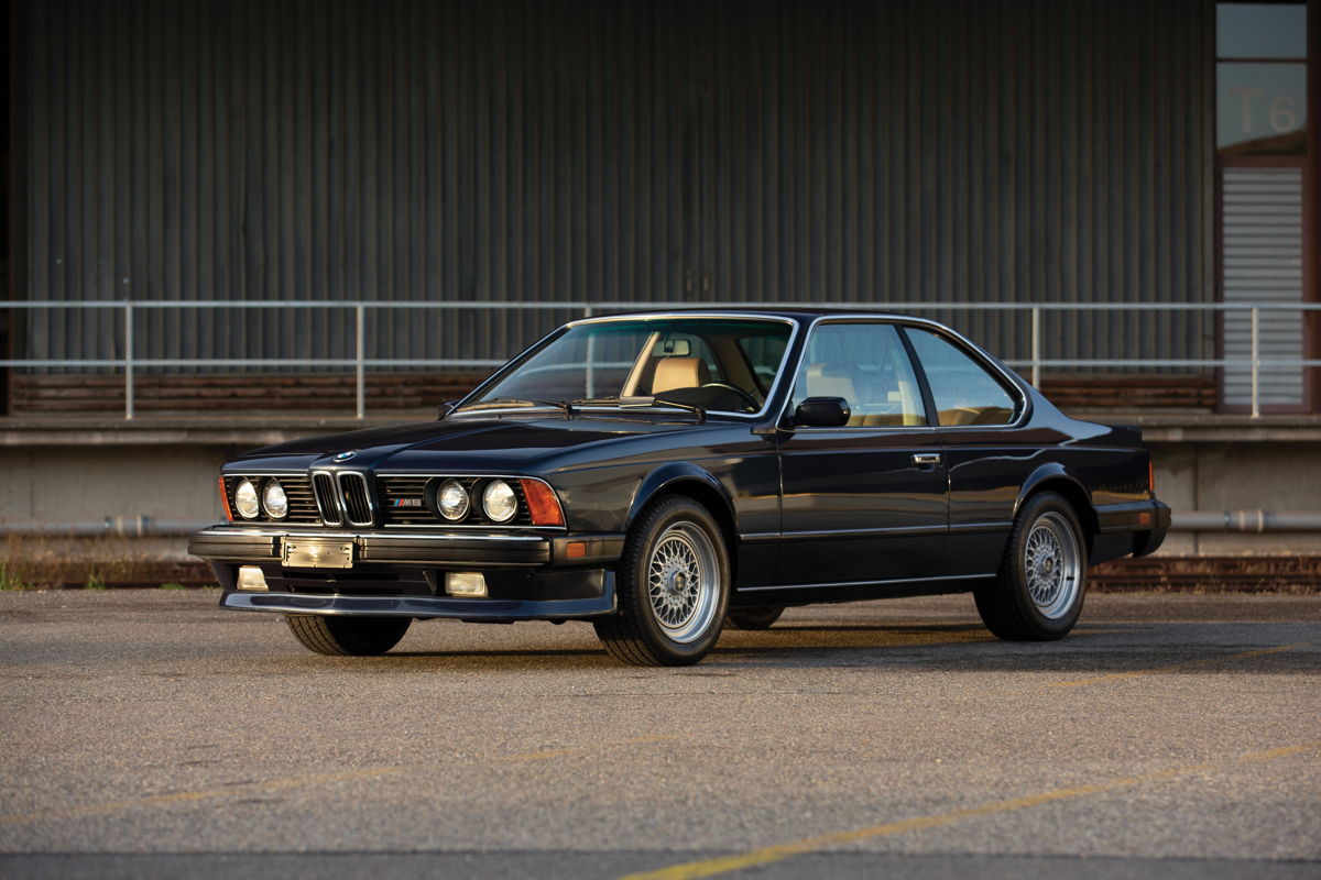 1987 BMW M6 offered at RM Sotheby’s Paris live auction 2020