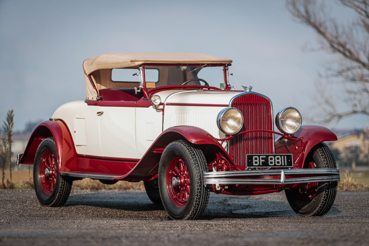 1929 Chrysler 75 Roadster offered at RM Sotheby’s Paris live auction 2020