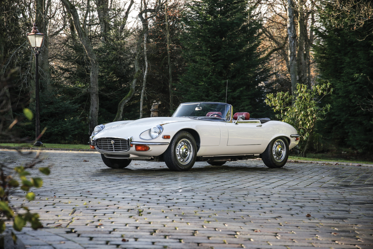 1971 Jaguar E-Type Series 3 V-12 Roadster offered at RM Sotheby’s Paris live auction 2020